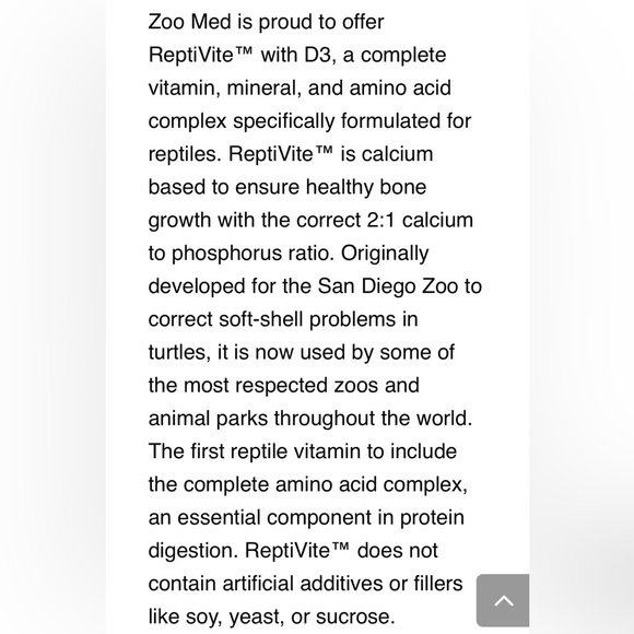 10 ZooMed ReptiVite Reptile Vitamin Powder Snake Lizard Iguana Gecko Dragon Leo - Picture 2 of 7